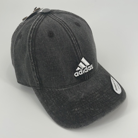 Adidas Saturday Plus Black Denim Hat Aeroready Women's Fit OS